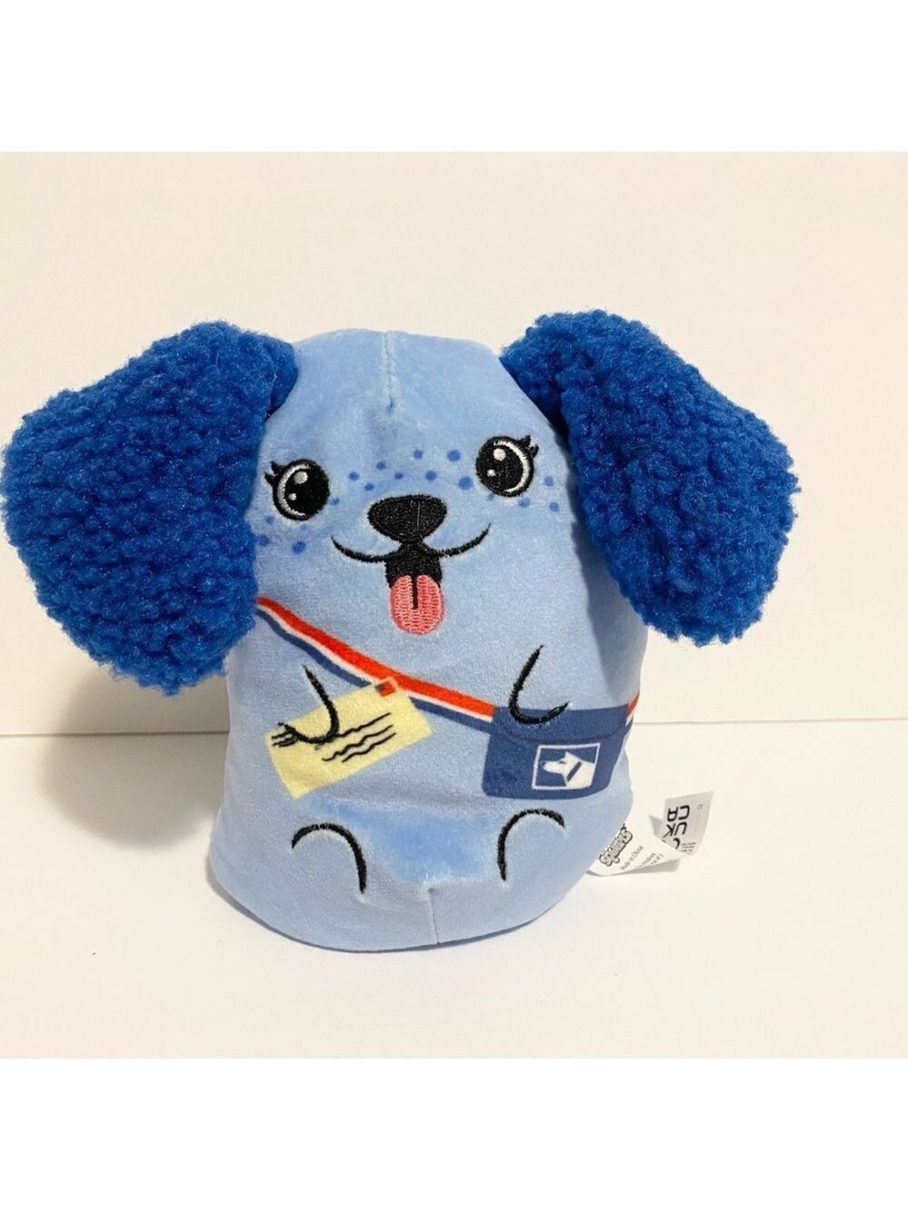 Dogs vs Squirls Chonks Plush Serisi Mail Dog Blue Stuffed Animal Toy 6” Beanie